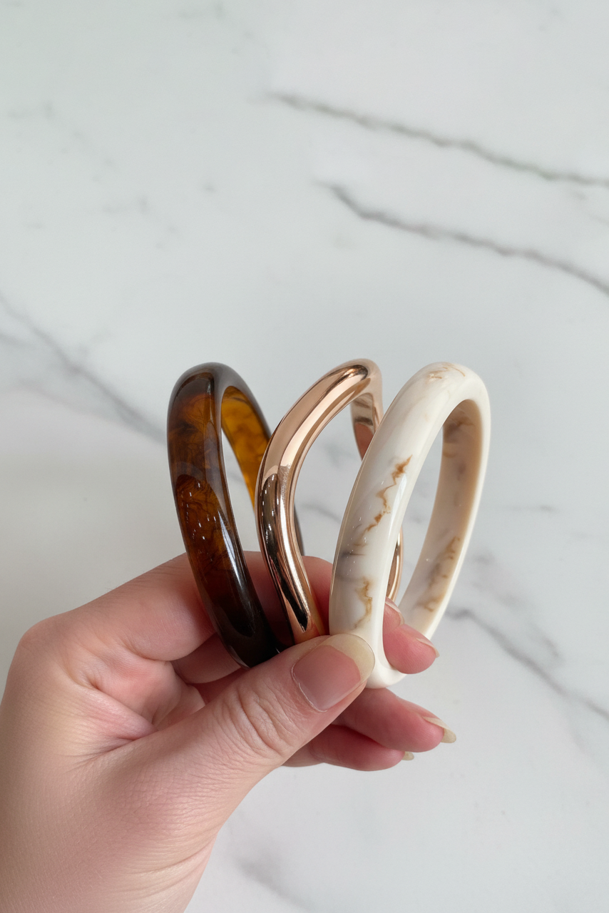 Ambrose Bracelet Set - Brown