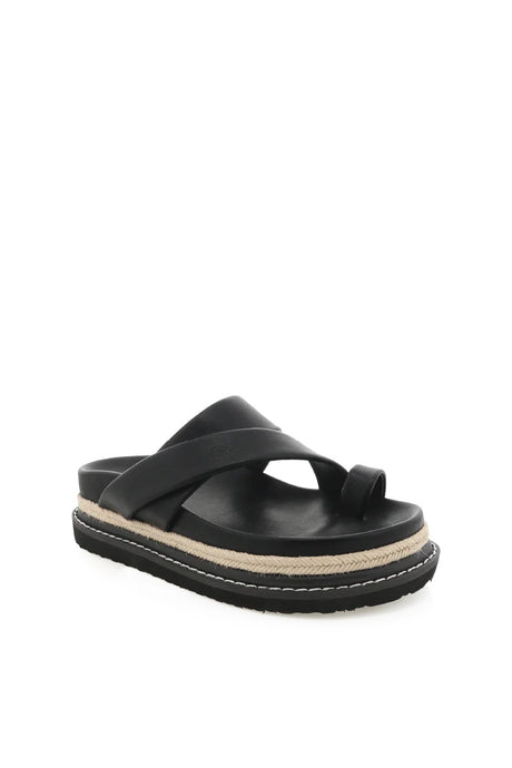 Armas Slides - Platform Slides in Black
