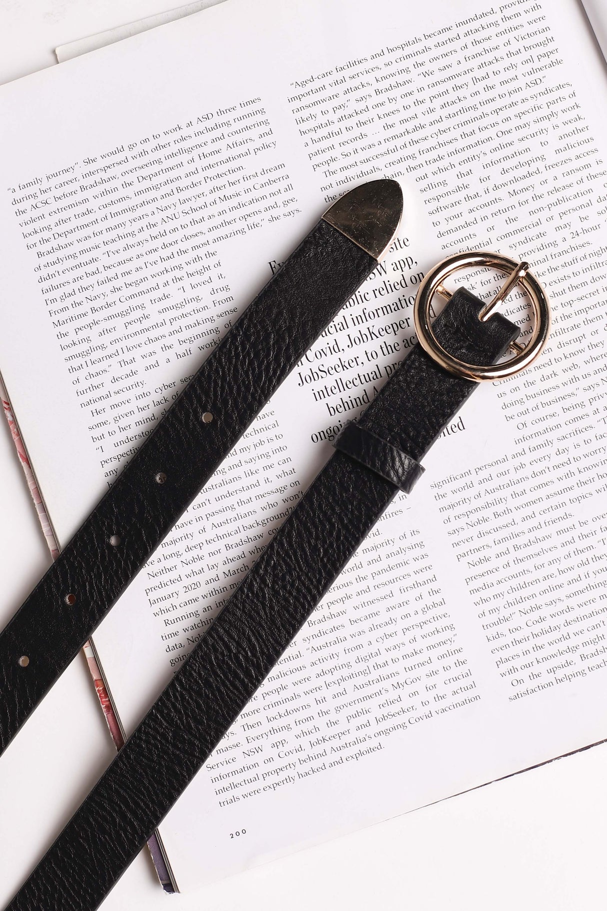Carly Belt - Black