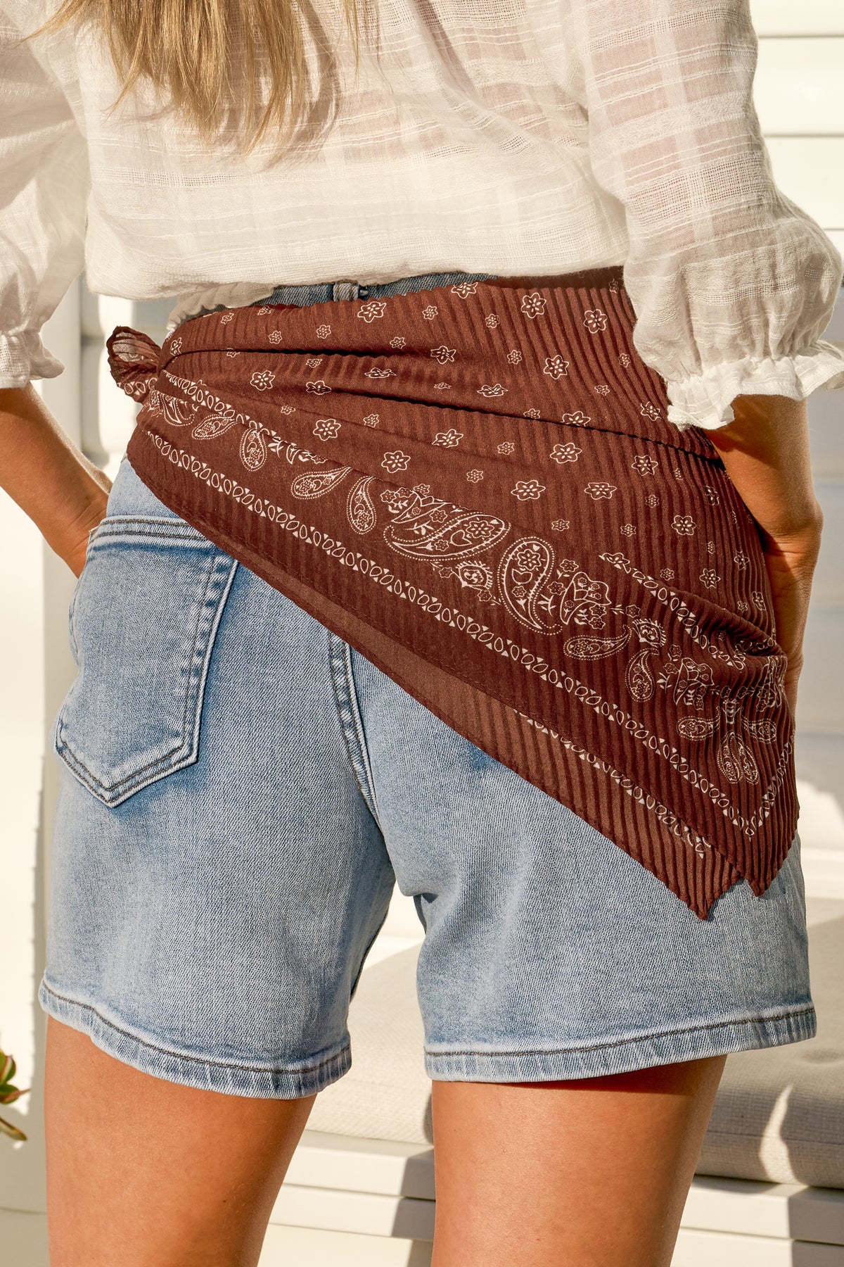 Chaser Headscarf - Chocolate
