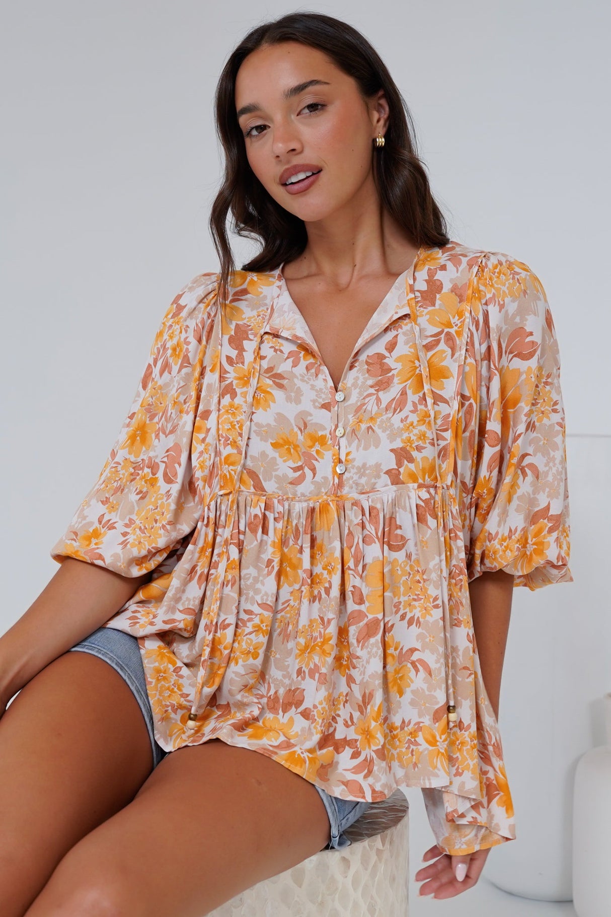 Chi Blouse - Favia Print