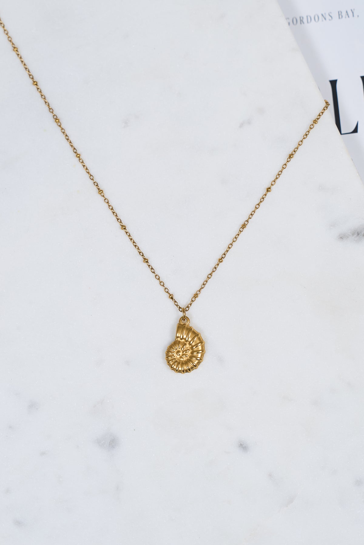 Cyprea Necklace - Gold