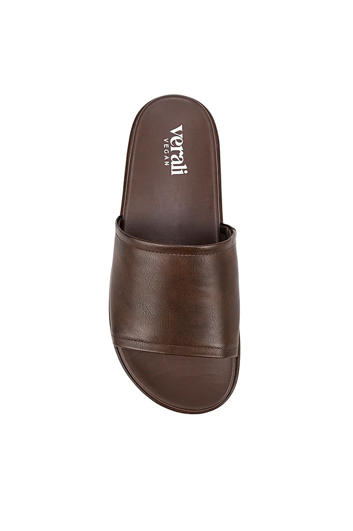Hades Flatform Slides in Distressed Brown