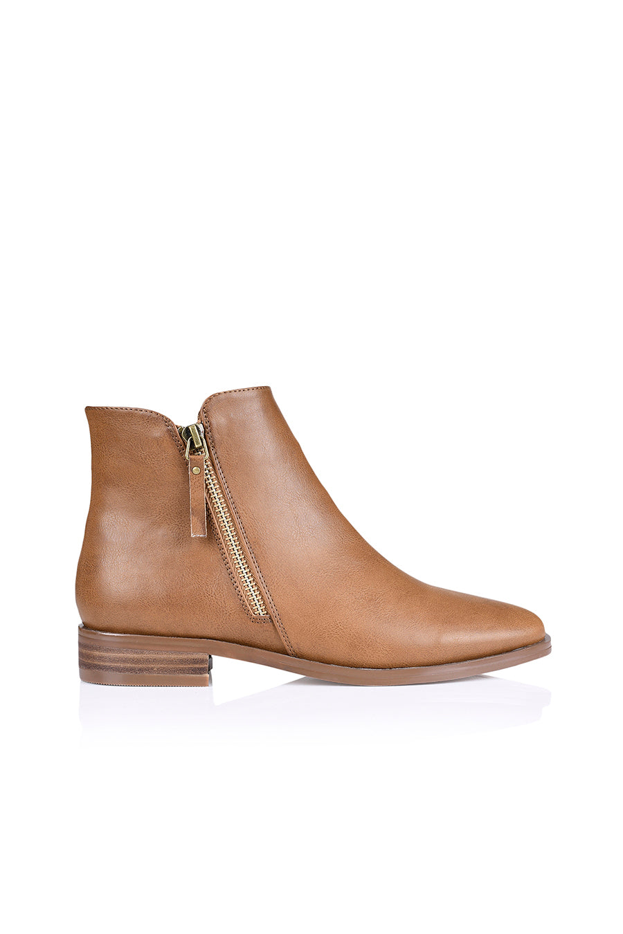 Hawk Ankle Boots - Tan Softee
