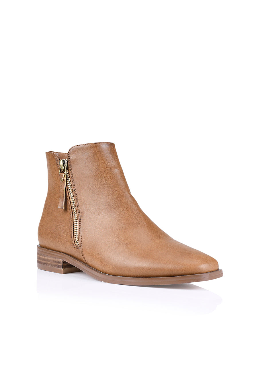 Hawk Ankle Boots - Tan Softee
