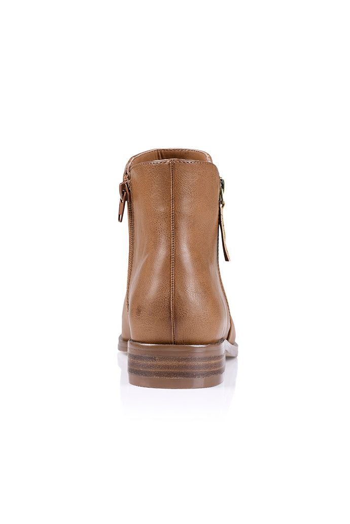 Hawk Ankle Boots - Tan Softee
