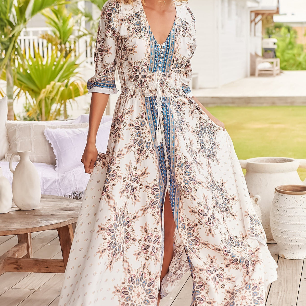 Indiana - Gemstone Maxi Dress