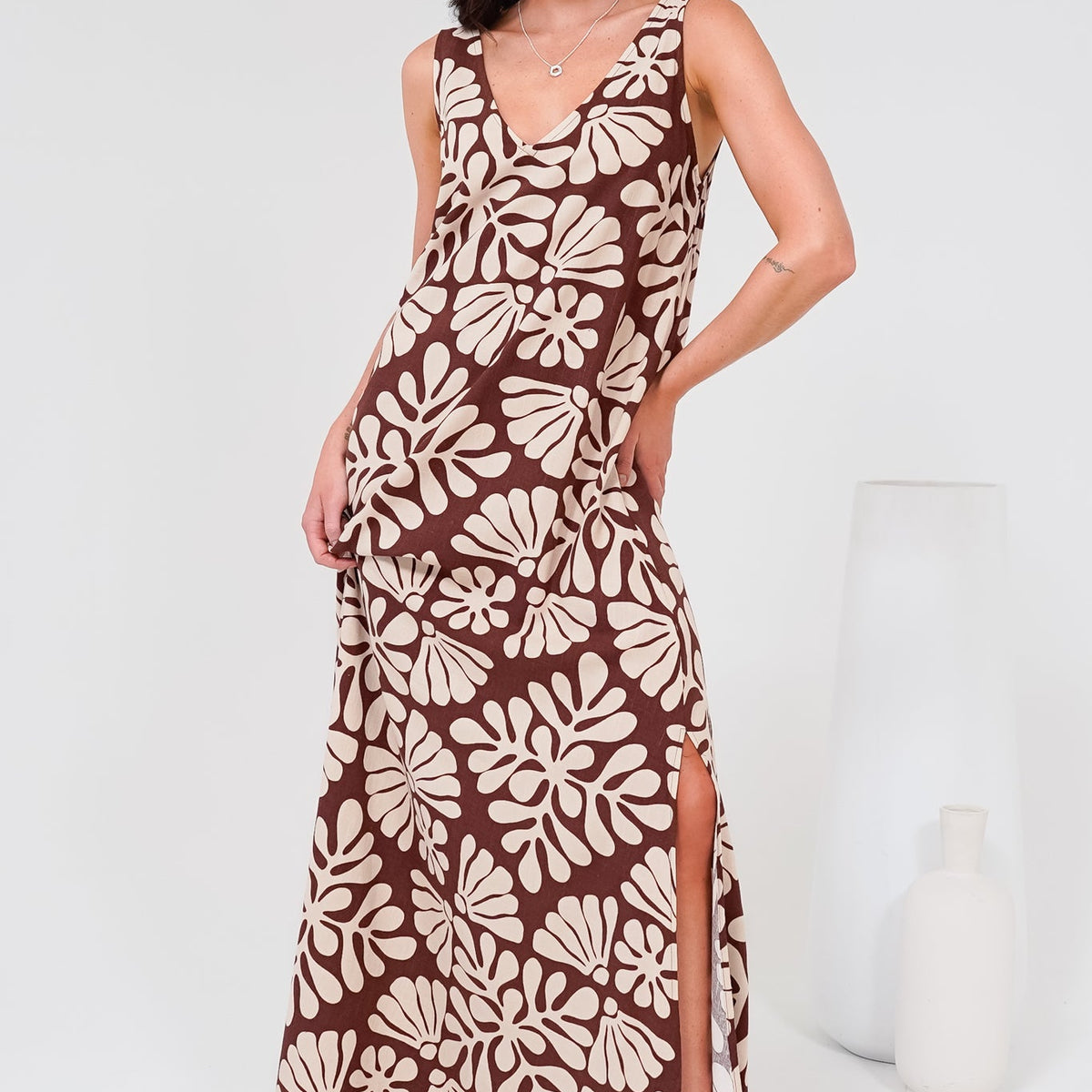 Satin Crush Maxi main image 1