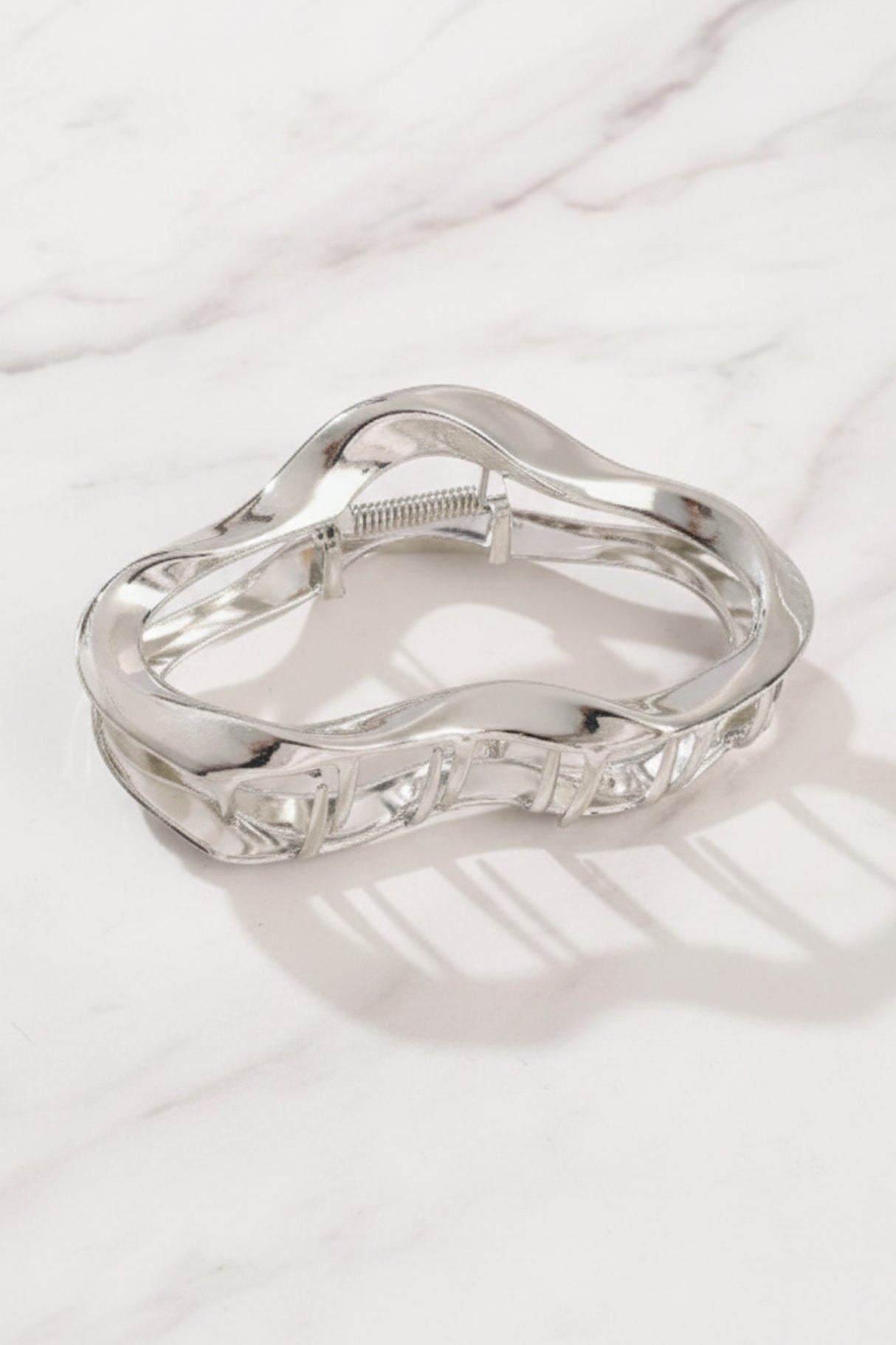 Lina Claw Clip - Silver