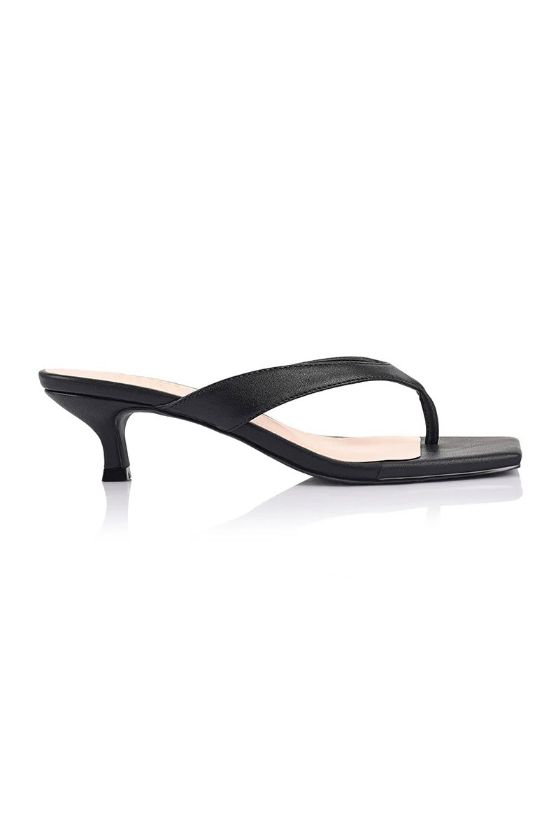 Martha Kitten Heels - Black