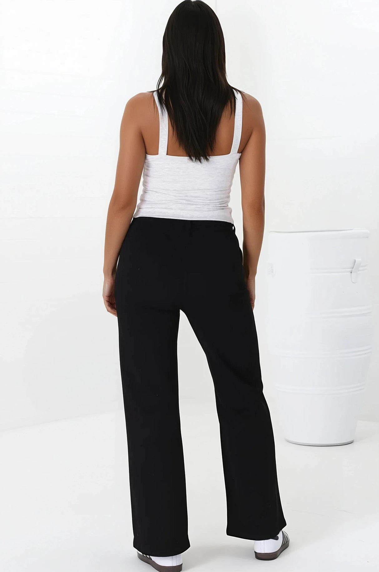Medusa Jeans - High Waisted Wide Leg Jeans in Black