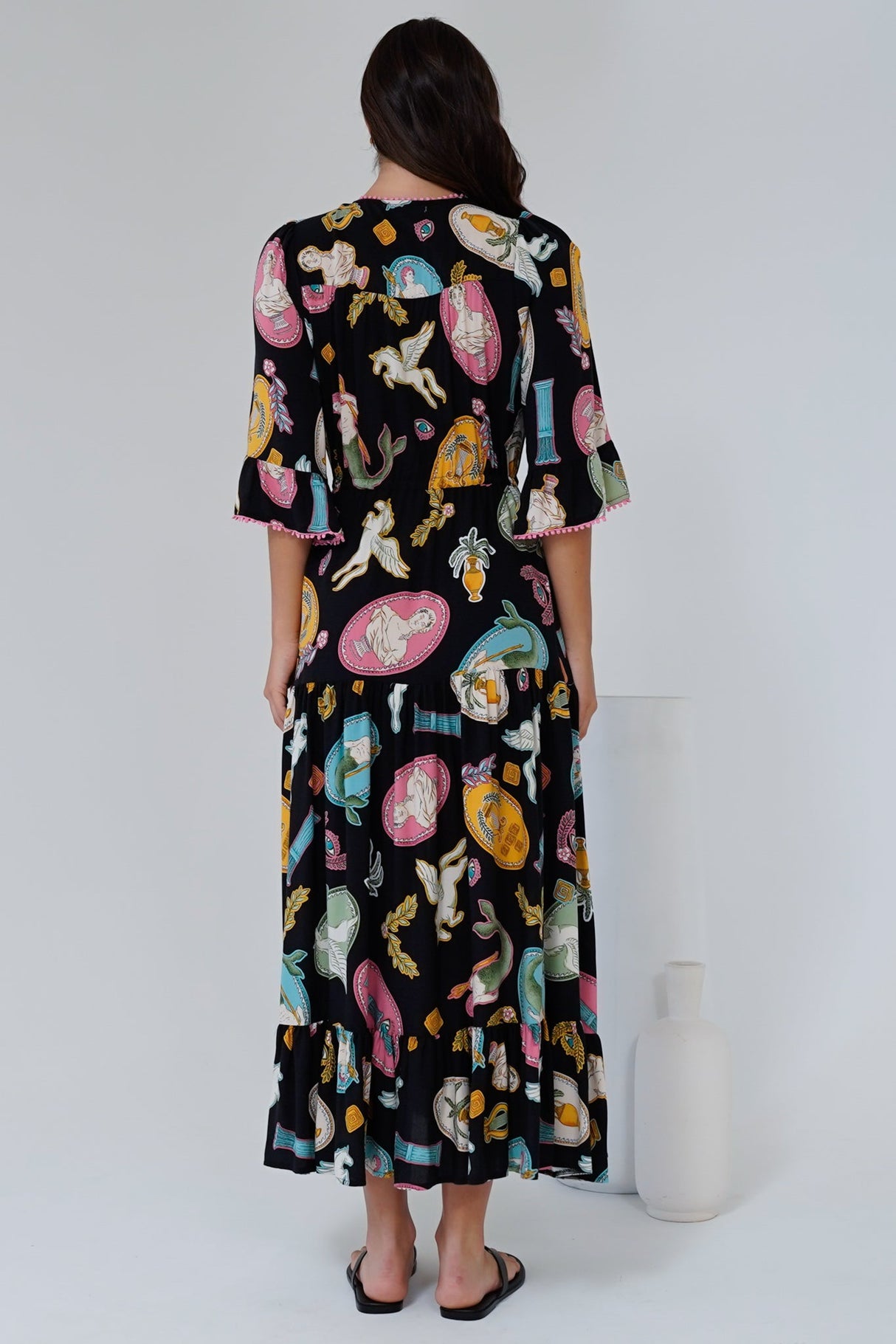 Ophelia Maxi Dress in Siren Blossom Print