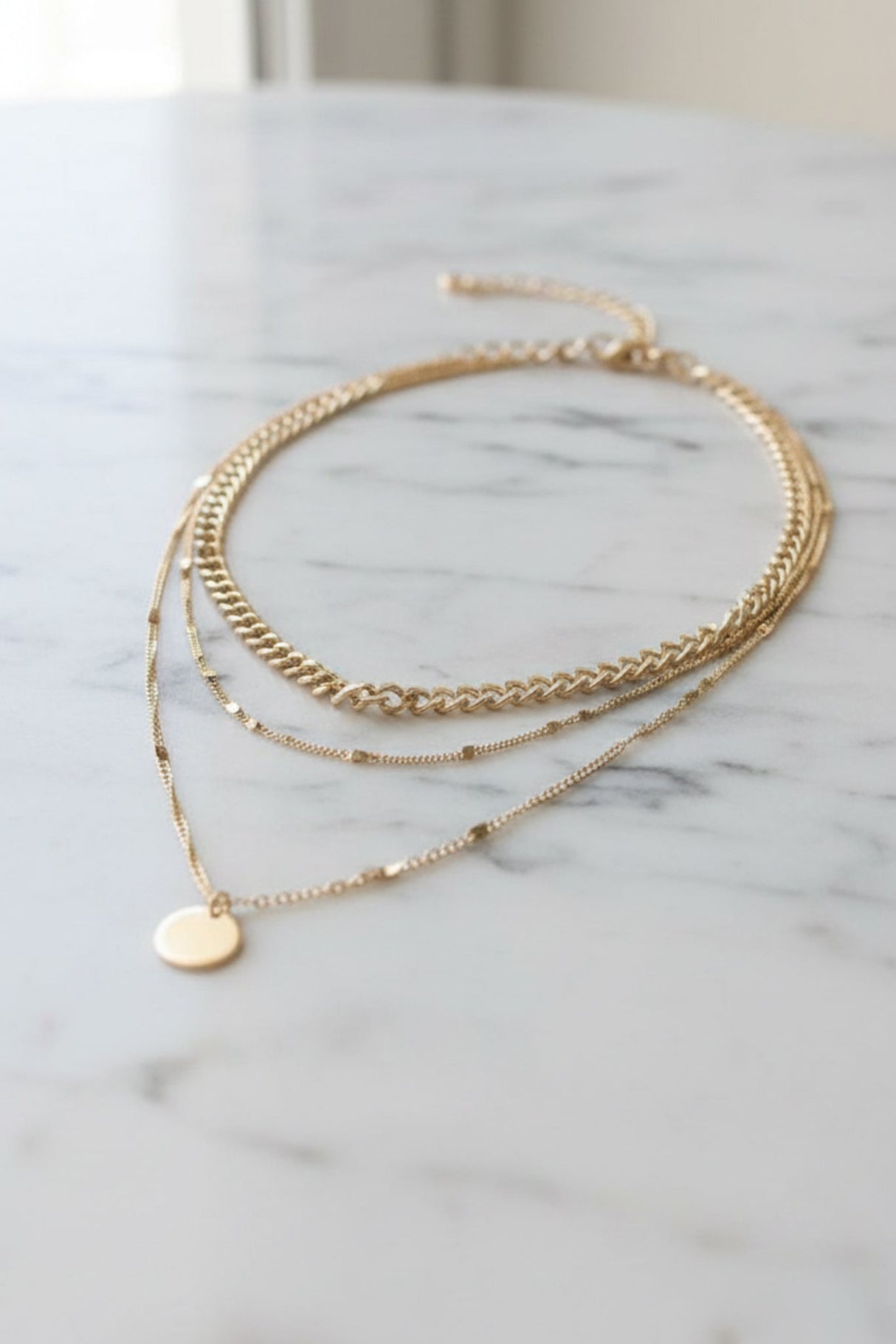 Quinta Necklace - Gold