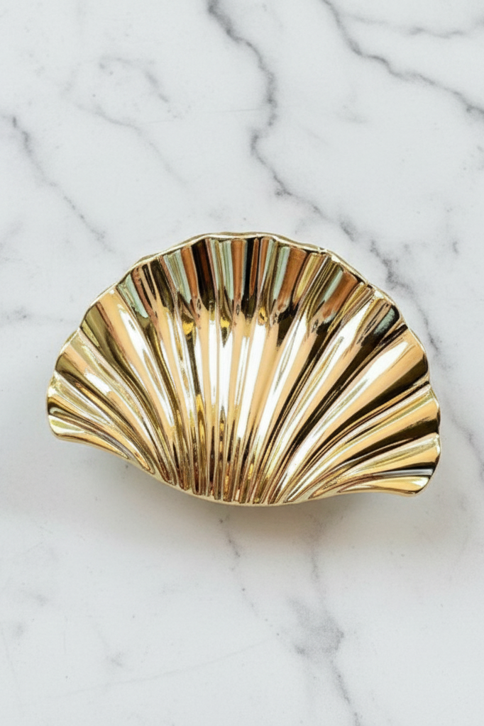 Talula Shell Hair Clips - Gold/Pearl