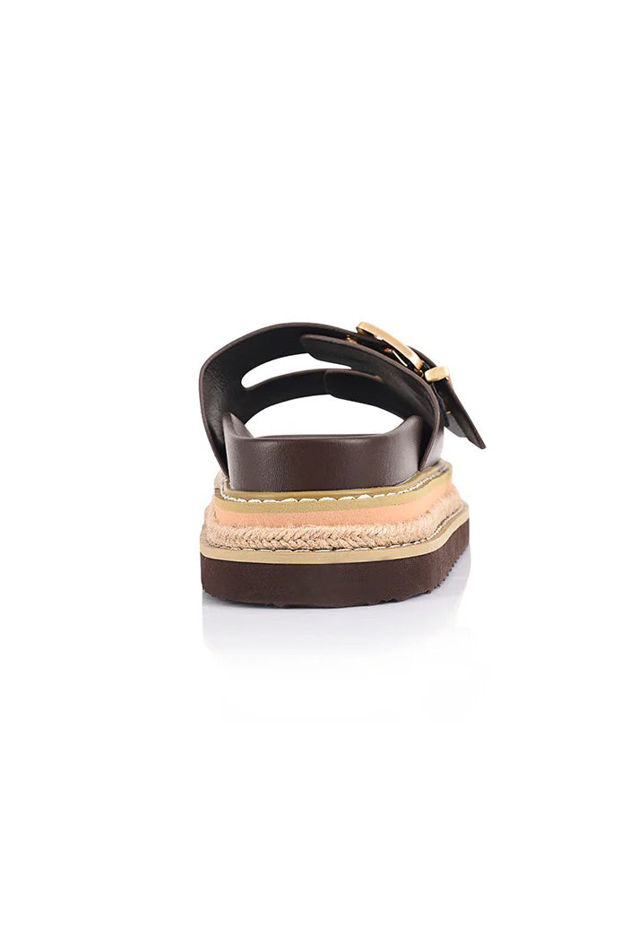 Thatcher Platform Slides - Chocolate Brown