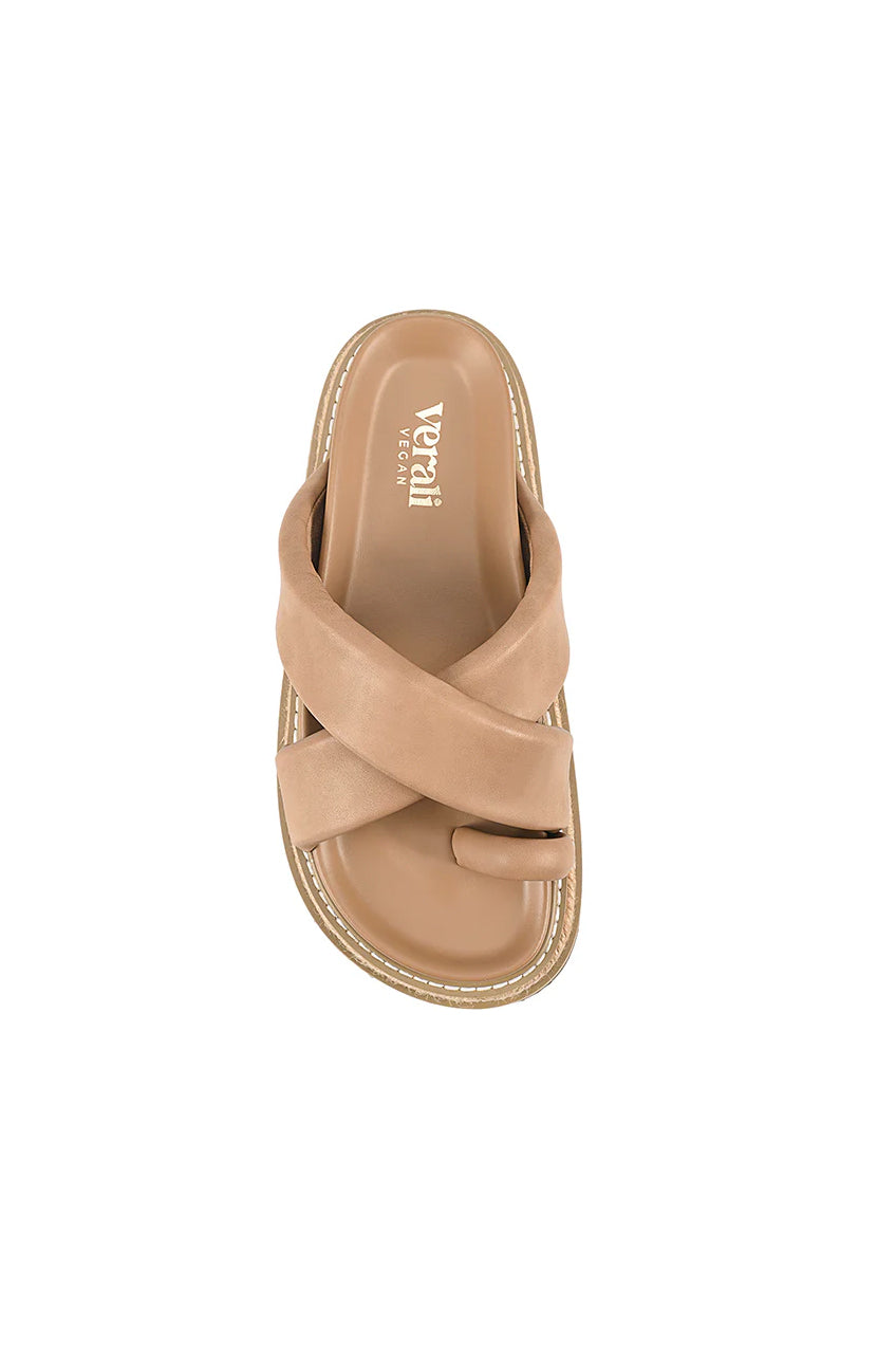 Thelma Flatform Slides - Biscuit