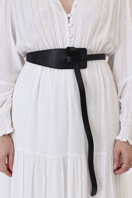 Vance Contemporary Adjustable Belt - Black