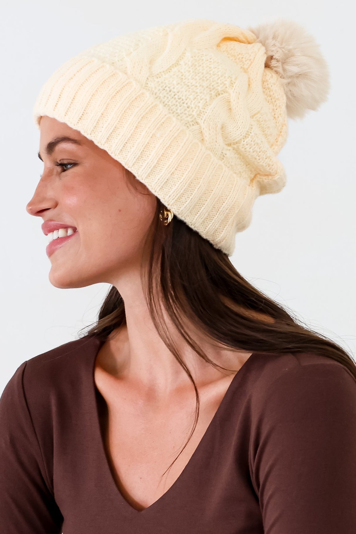 Yasmine Beanie - Beige