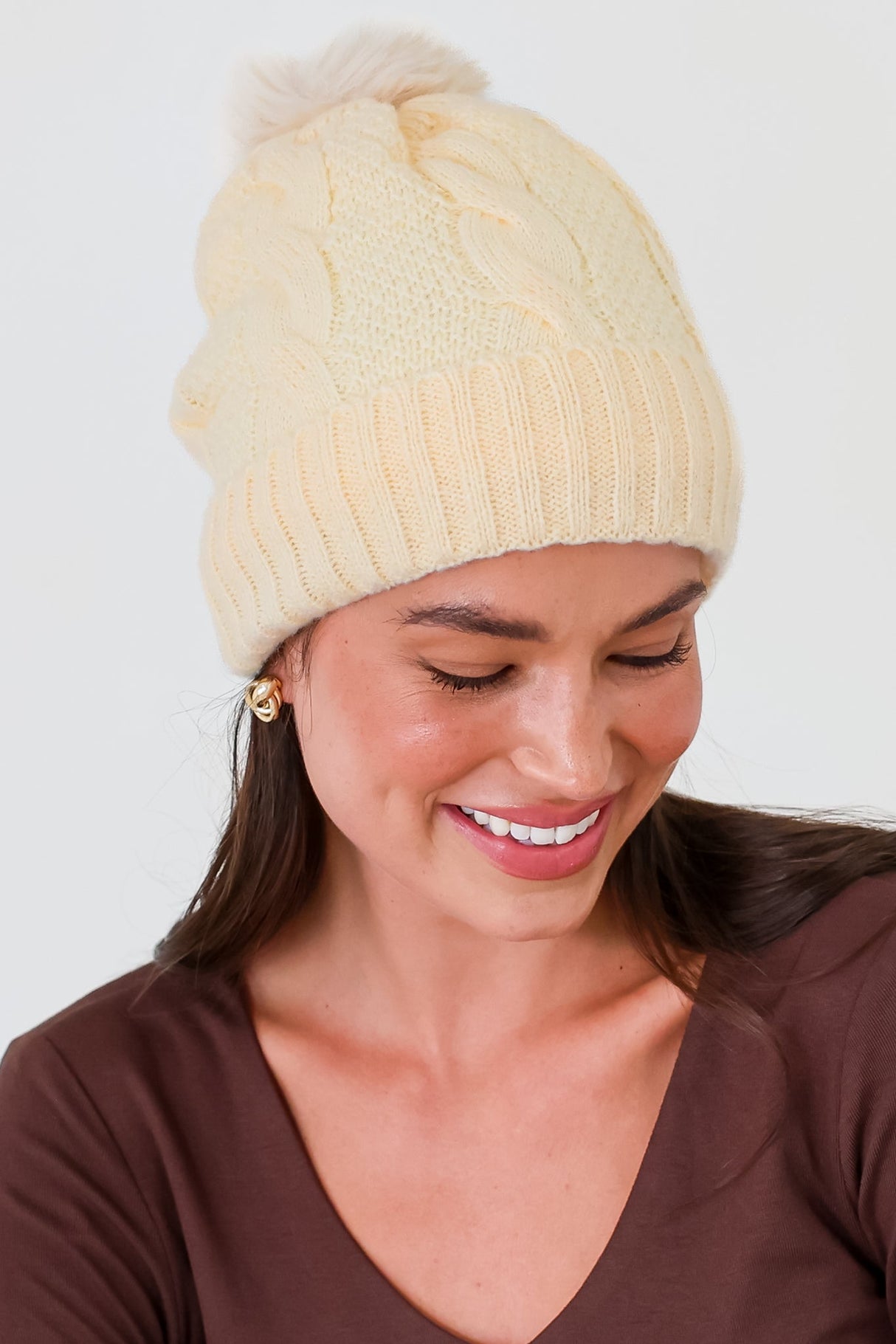 Yasmine Beanie - Beige