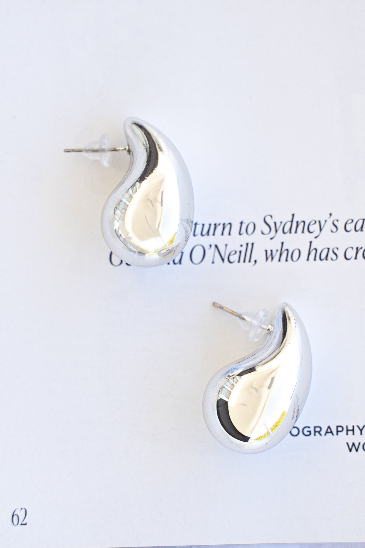 Zelie Earrings - Silver