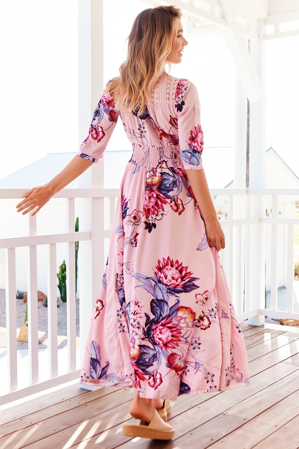 Jaase Indiana - Dahlia Maxi Dress Floral