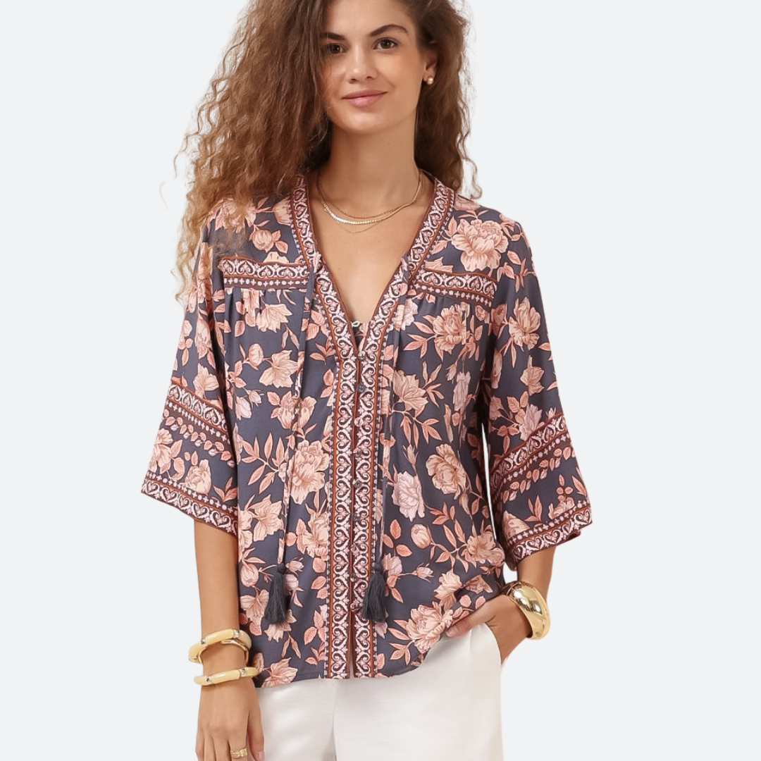 3/4 Sleeve Tops – Effortless Everyday Blouses, Shirts & More – Salty Crush