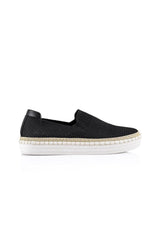 Queen Slip On Sneakers - Black