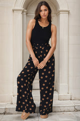 Mahony Pants - Paper Bag High Waisted Pants with Pockets