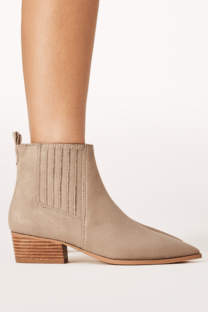 Ginny Ankle Boots - Light Taupe