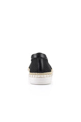 Queen Slip On Sneakers - Black