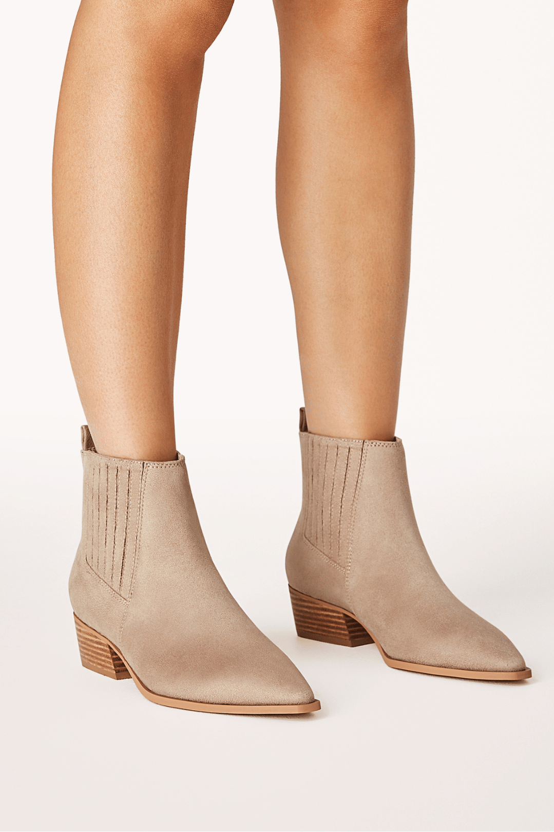 Ginny Ankle Boots - Light Taupe