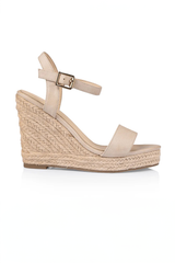 Amaya Rope Wedges - Nude Softee