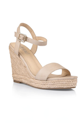 Amaya Rope Wedges - Nude Softee