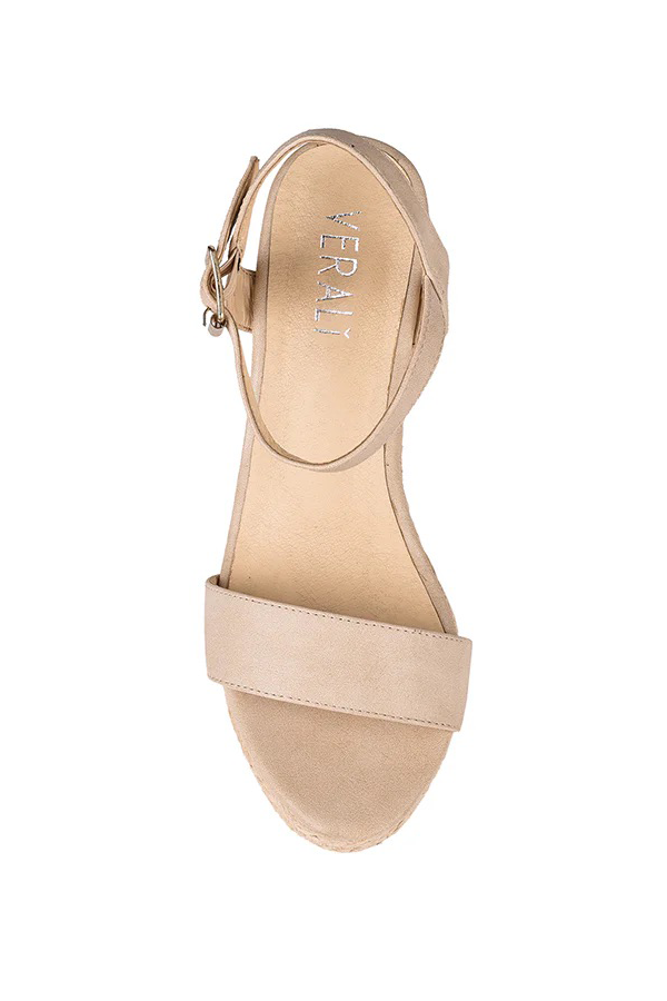 Amaya Rope Wedges - Nude Softee