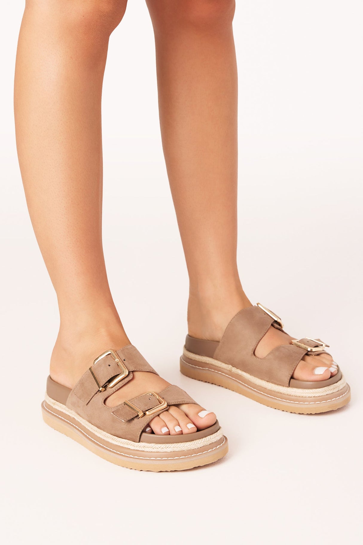 Alder Sandals - Fawn Suede