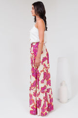 Amana Maxi Skirt - Tiered Skirt with Ladder Lace Insert Splicing in Kalia Print Cream