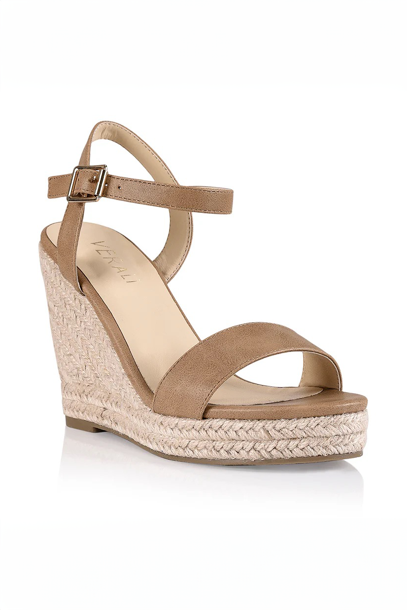 Amaya Rope Wedges - Biscuit Softee