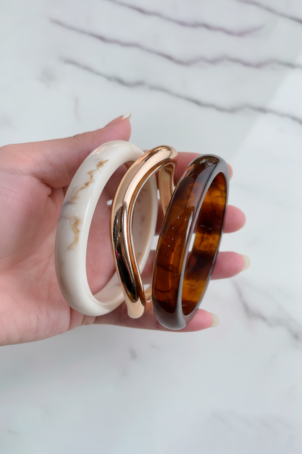 Ambrose Bracelet Set - Brown