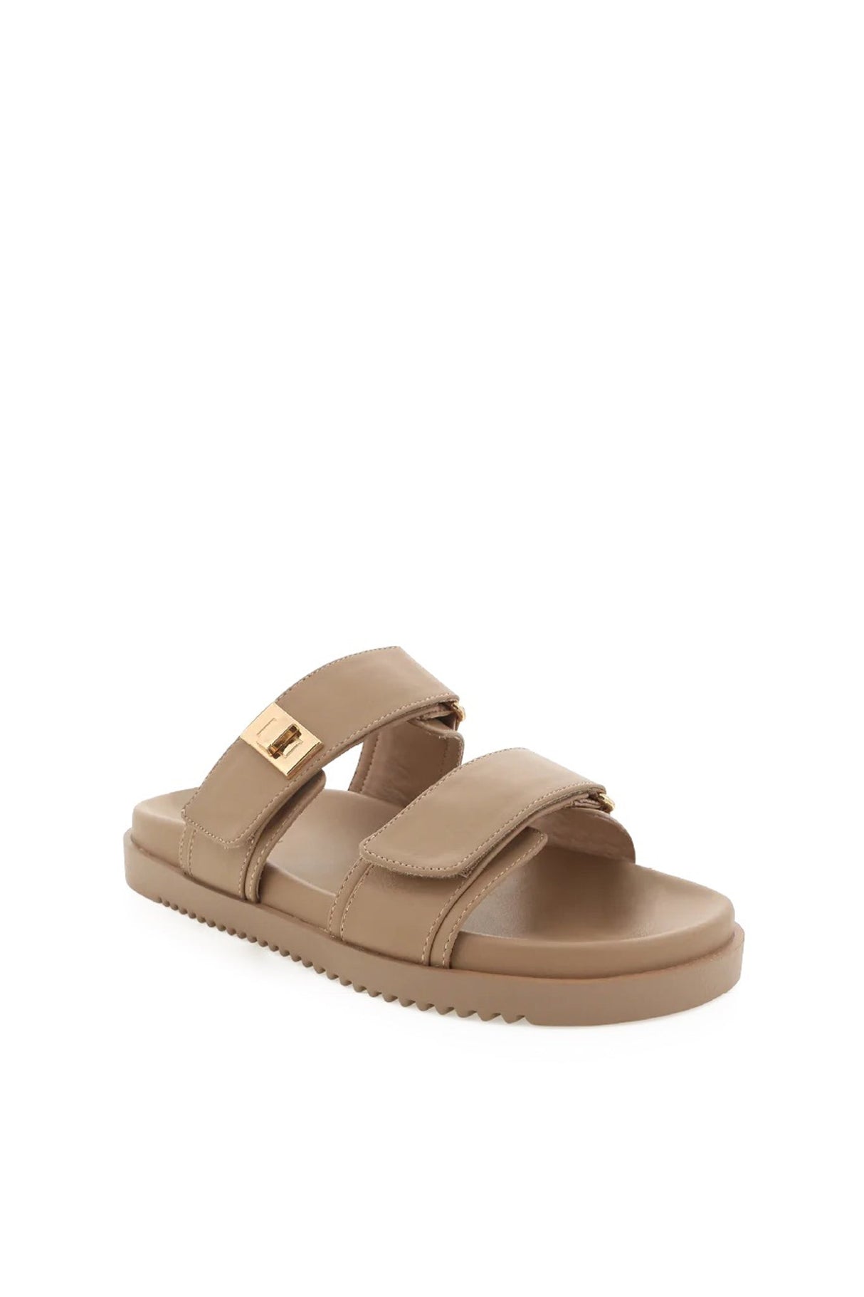 Amylee Slides - Light Cashew