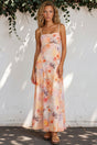 Model wearing Aviva Maxi Dress in Zosia Print from Salty Crush