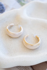 Bijou Earrings - Cream