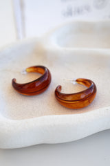 Bijou Earrings - Tortoiseshell