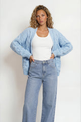 Kash Jeans - Relaxed Mid Rise Mum Jeans in Light Denim