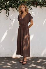 Bouncer II Flatform Thongs - Chocolate Brown