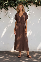 Bouncer II Flatform Thongs - Chocolate Brown