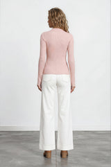 Cindy Wide Leg Jeans in White