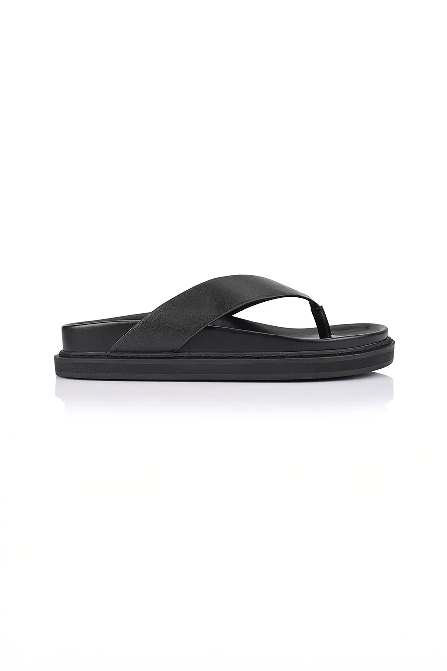 Bridget Foodbed Slides - Black