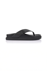 Bridget Foodbed Slides - Black