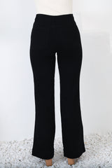 Britain Jeans - High Waist Flared Jeans in Black