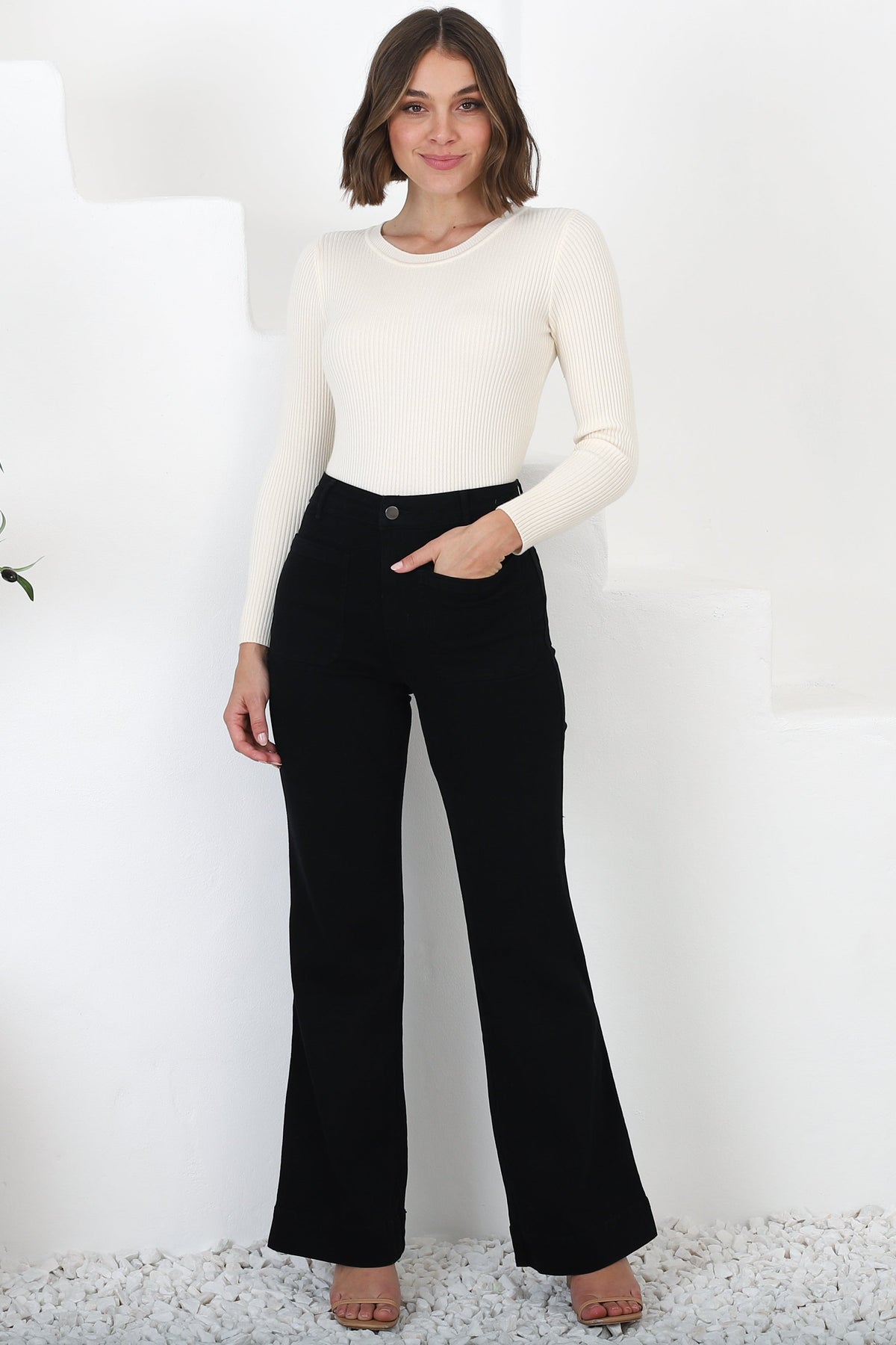 Britain Jeans High Waist Flared Jeans